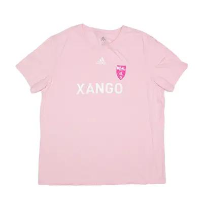 ADIDAS Real Salt Lake T-Shirt Pink Short Sleeve Womens L