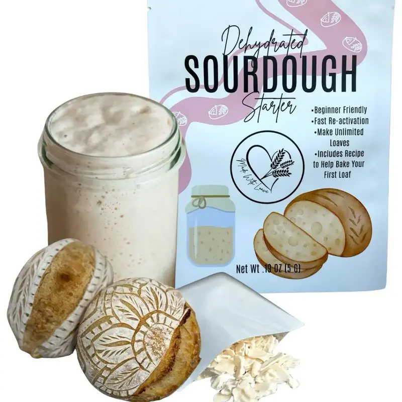 Dehydrated Sourdough Starter + Recipe