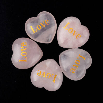 Natural Rose Quartz Display Decorations
