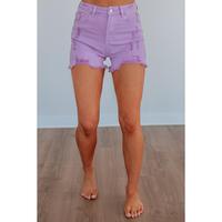 Mae Risen Shorts - Lavender