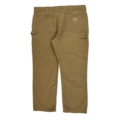 Carhartt Carpenter Trousers - 39W 28L Beige Cotton | Size: 39″ waist