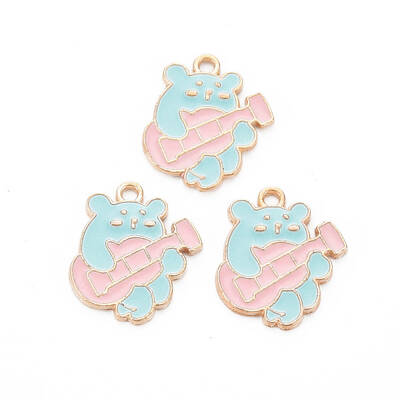 Alloy Enamel Pendants
