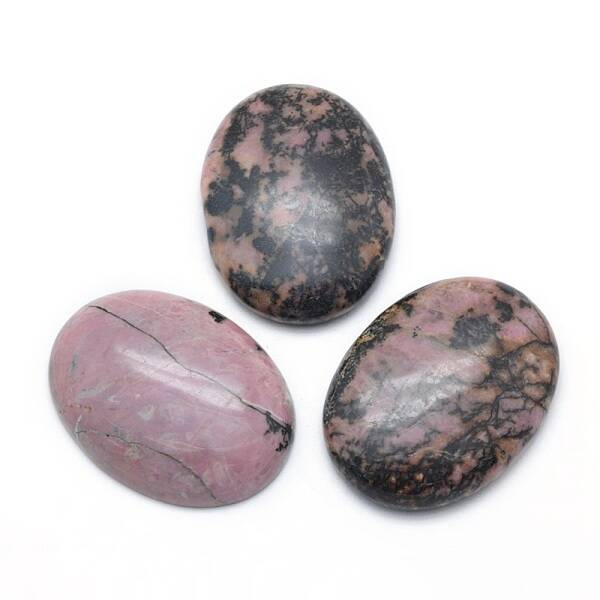 Natural Rhodonite Cabochons