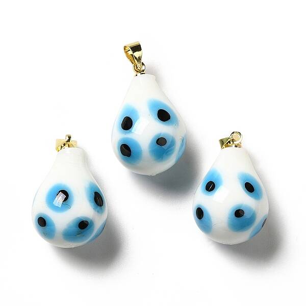 Handmade Evil Eye Lampwork Pendants