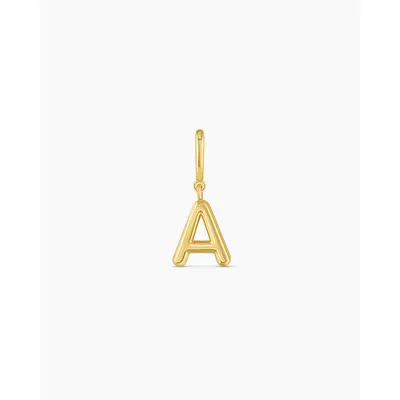 gorjana – Helium Alphabet Charm – 18K Silver or Gold-Plated Initial Pendant – Playful & Personalized Jewelry – Meanin...