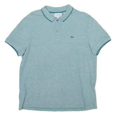 LACOSTE Mens Polo Shirt Blue L