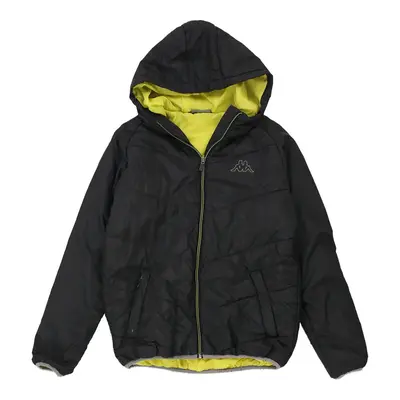 Age 12 Kappa Puffer - Medium Black Polyester
