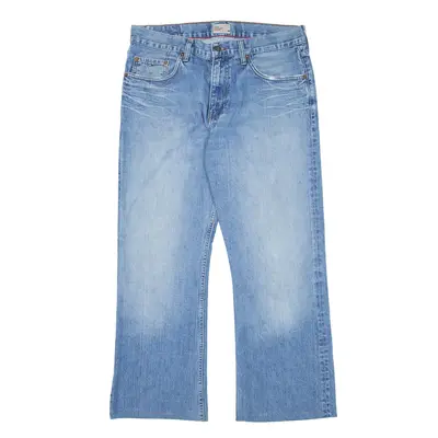 TOMMY HILFIGER Manhattan Jeans Blue Denim Regular Bootcut Stone Wash Mens W32 L26