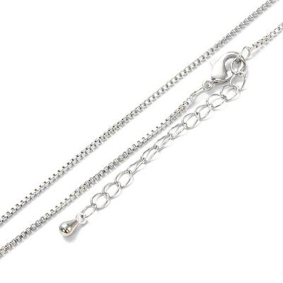 Brass Box Chain Necklaces