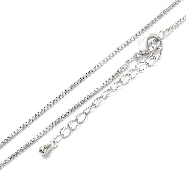 Brass Box Chain Necklaces