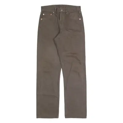 LEVI'S 501 Jeans Mens Brown Regular Straight W27 L28