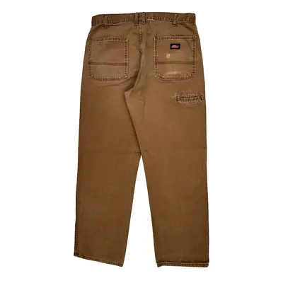 Dickies Trousers - 38W 32L Brown Cotton