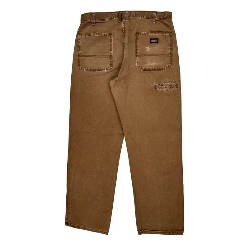Dickies Trousers - 38W 32L Brown Cotton