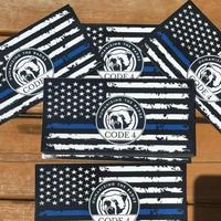 Bumper Stikers, Thin Blue Line, Code 4, Humanizing The Badge