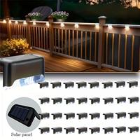 32PCS Solar Step Lights with Light Source Sensing for Outdoor Decorative Colored Lights Ideal for Gardens Parties Roads Decks...