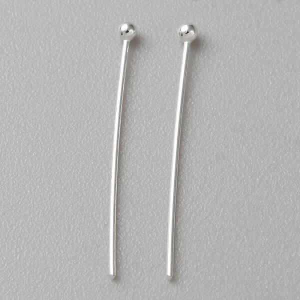 925 Sterling Silver Ball Head Pins