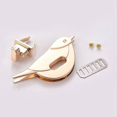 Zinc Alloy Bag Twist Lock Accessories