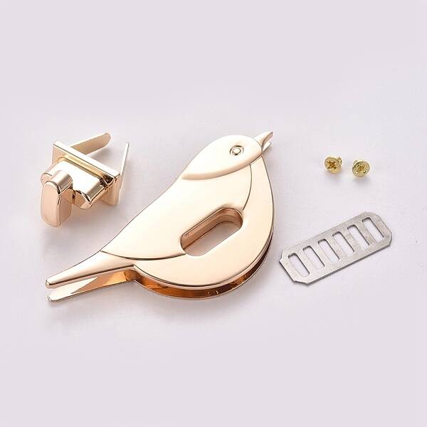 Zinc Alloy Bag Twist Lock Accessories