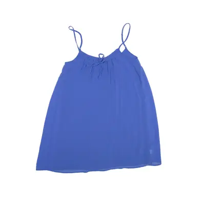 CALVIN KLEIN Shift Dress Blue Sleeveless Short Womens UK 4