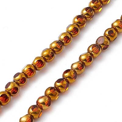 Electroplate Glass Beads Strands