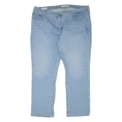 LEVI'S 314 Shaping BIG E Womens Jeans Blue Regular Straight W42 L29