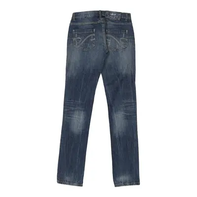 Age 13-14 Sisley Jeans - 30W 33L Dark Wash Cotton