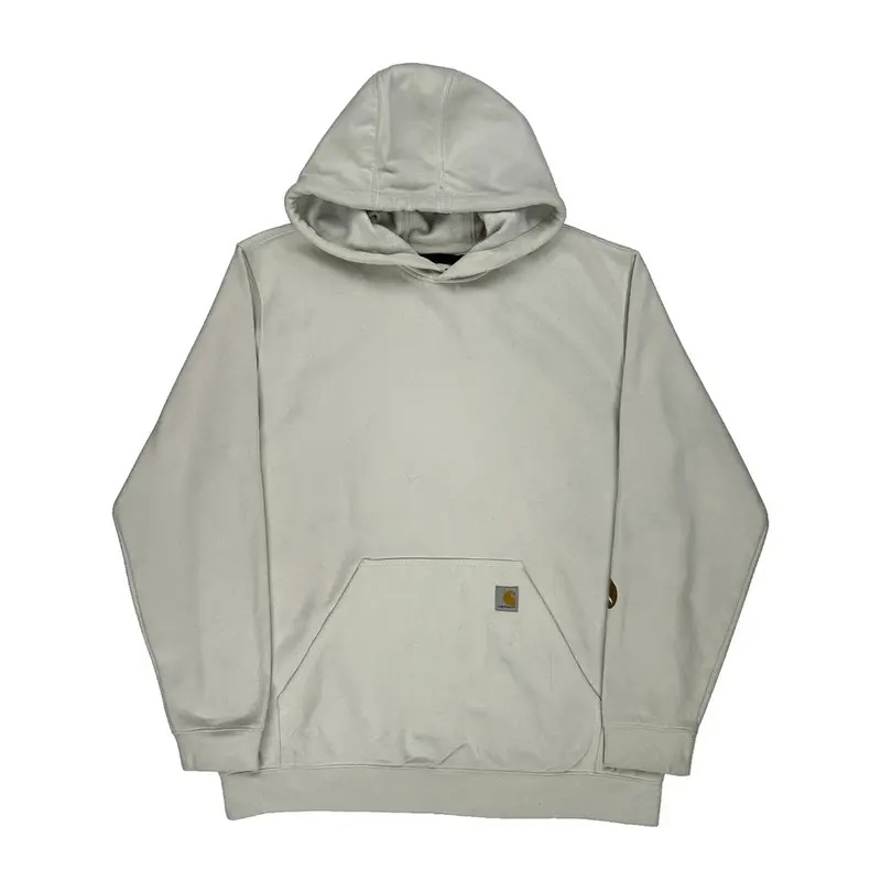 Carhartt Hoodie - XL White Cotton Blend