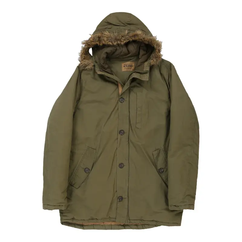 Watsons Outlander Parka - Large Khaki Polyester