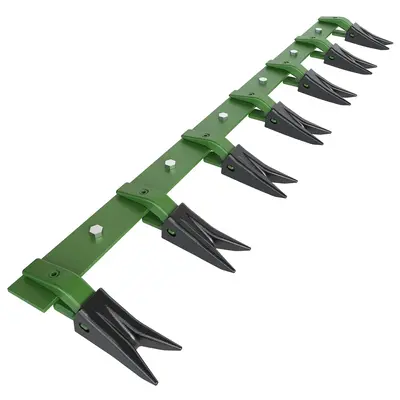 Garvee Heavy Duty 53-Inch Bucket Tooth Bar for Sub-Compact Tractors, Effortless Installation, Steel, Powder Coated, Fits 1/2-...