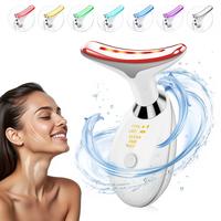 7-in-1 Neck Face Massager, 7 Color Led Face Neck Massage for Skin Care at Home, Portable Facial Massager,Face Sculpting Tool,...