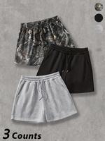 Women's All Over Print Drawstring Waist Shorts, Casual Comfy Breathable Shorts for Summer, Ladies Bottoms for Daily Wear