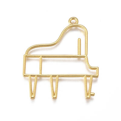 Zinc Alloy Open Back Bezel Pendants