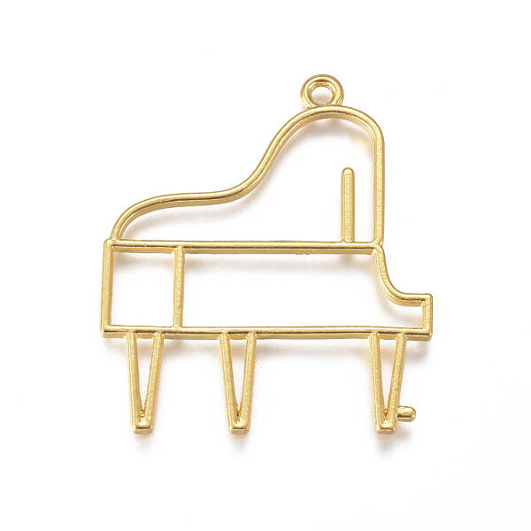 Zinc Alloy Open Back Bezel Pendants