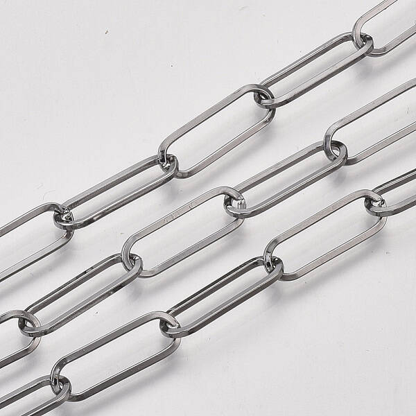 Unwelded Iron Paperclip Chains