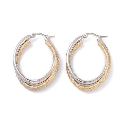 304 Stainless Steel Hoop Earrings