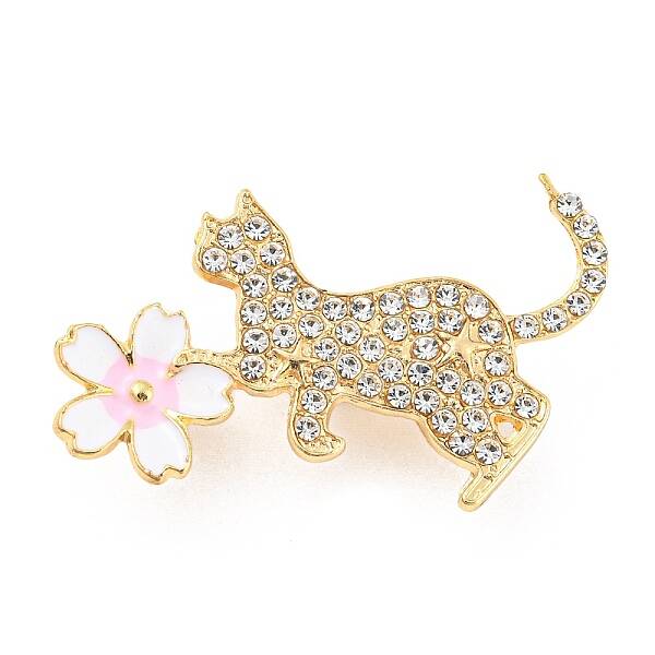 Alloy Rhinestone Brooches