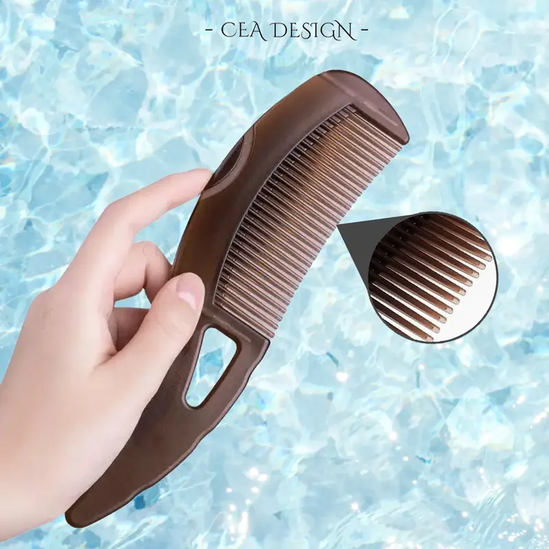 CEA Beauty Efficient Dandruff Comb for Women Men - Scalp Massage Comb with Unique Hollow Teeth for Healthy Hair Growth Hairca...