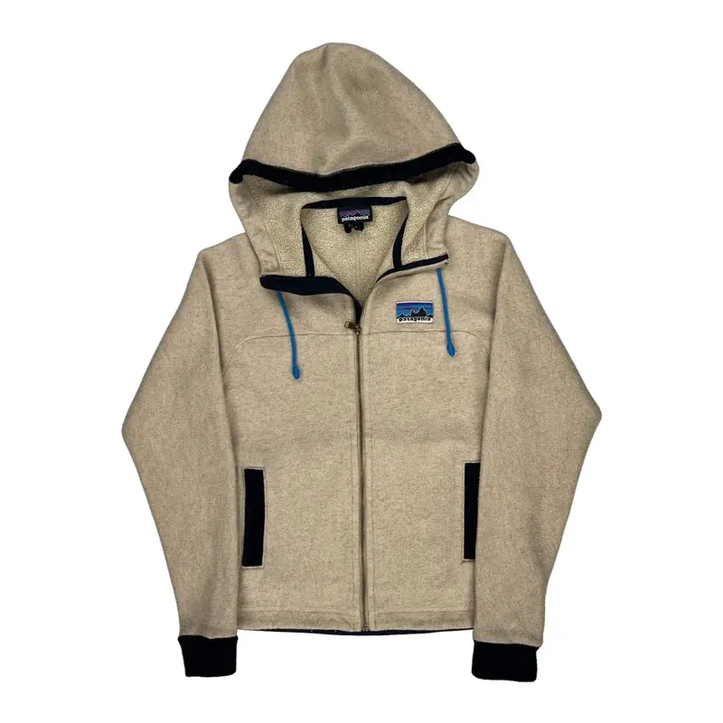 Patagonia Fleece Jacket - XS Beige Wool Blend
