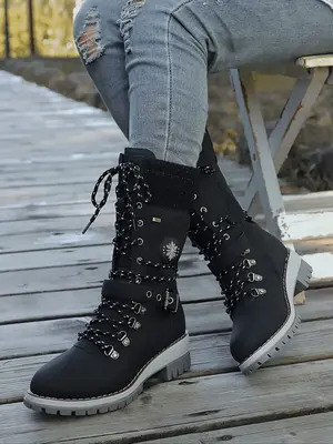 Women's High Heel Chelsea Boots, Fashionable Mid-Calf Design, Comfortable PU Leather & Rubber Sole, Perfect for Casual & Form...