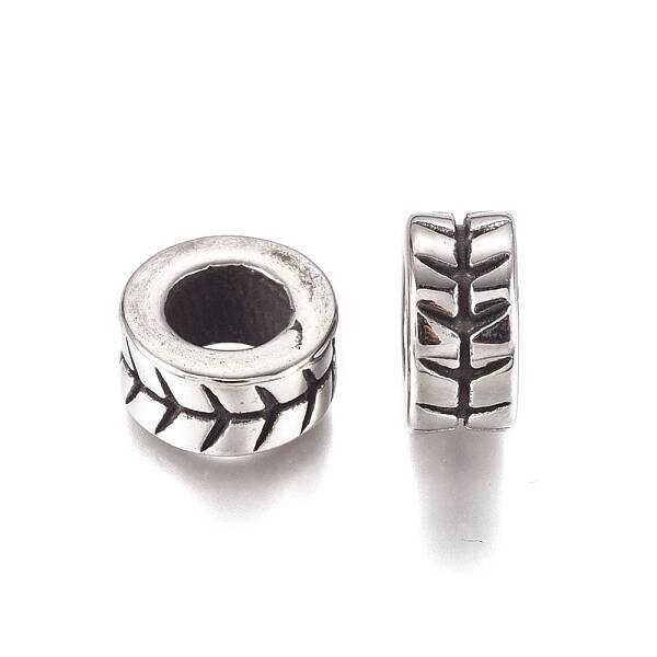 304 Stainless Steel European Beads
