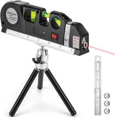 Laser Level Tool Multipurpose Laser Level Line Laser Kit With triangle bracket for Picture Hanging, cabinets Walls