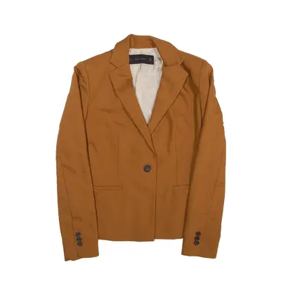 ZARA BASIC Blazer Jacket Brown Womens S