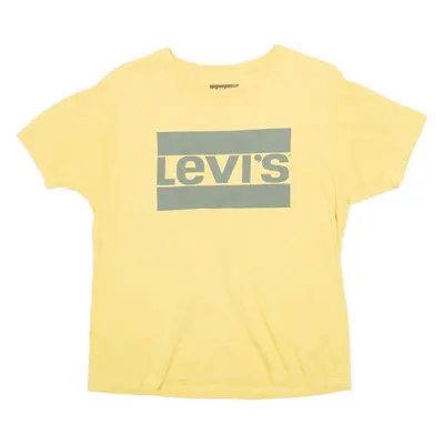 LEVI'S Mens T-Shirt Yellow M