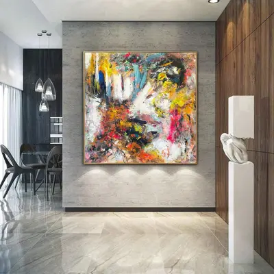 Original Abstract Colorful Paintings On Canvas Abstract VIvid Fine Art Modern Oil Painting Acrylic Wall Art | VIVID LIFE