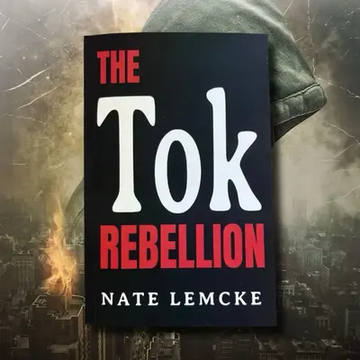 The Tok Rebellion **[SIGNED]** a dystopian future novel by Nate Lemcke, paperback