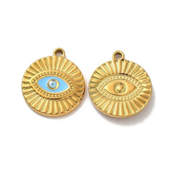 Ion Plating(IP) 304 Stainless Steel Enamel Pendants