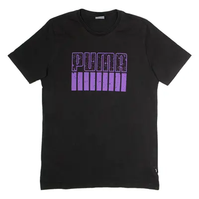 PUMA Mens T-Shirt Black Crew Neck M