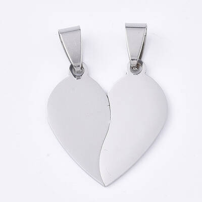 Non-Tarnish 201 Stainless Steel Split Pendants