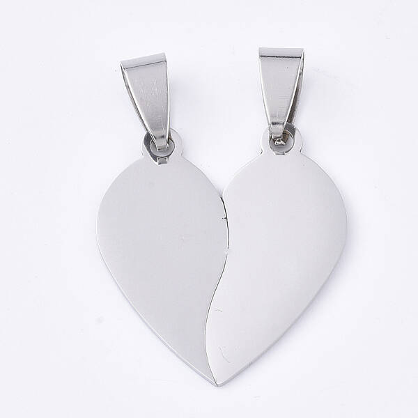 Non-Tarnish 201 Stainless Steel Split Pendants