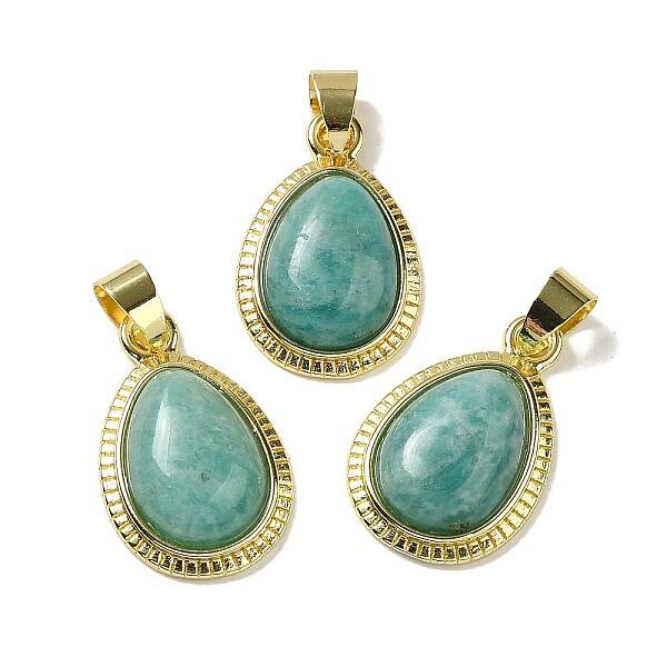 Natural Amazonite Pendants